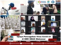 SMK SMAK Makassar tanggap COVID 19